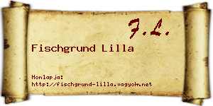 Fischgrund Lilla névjegykártya